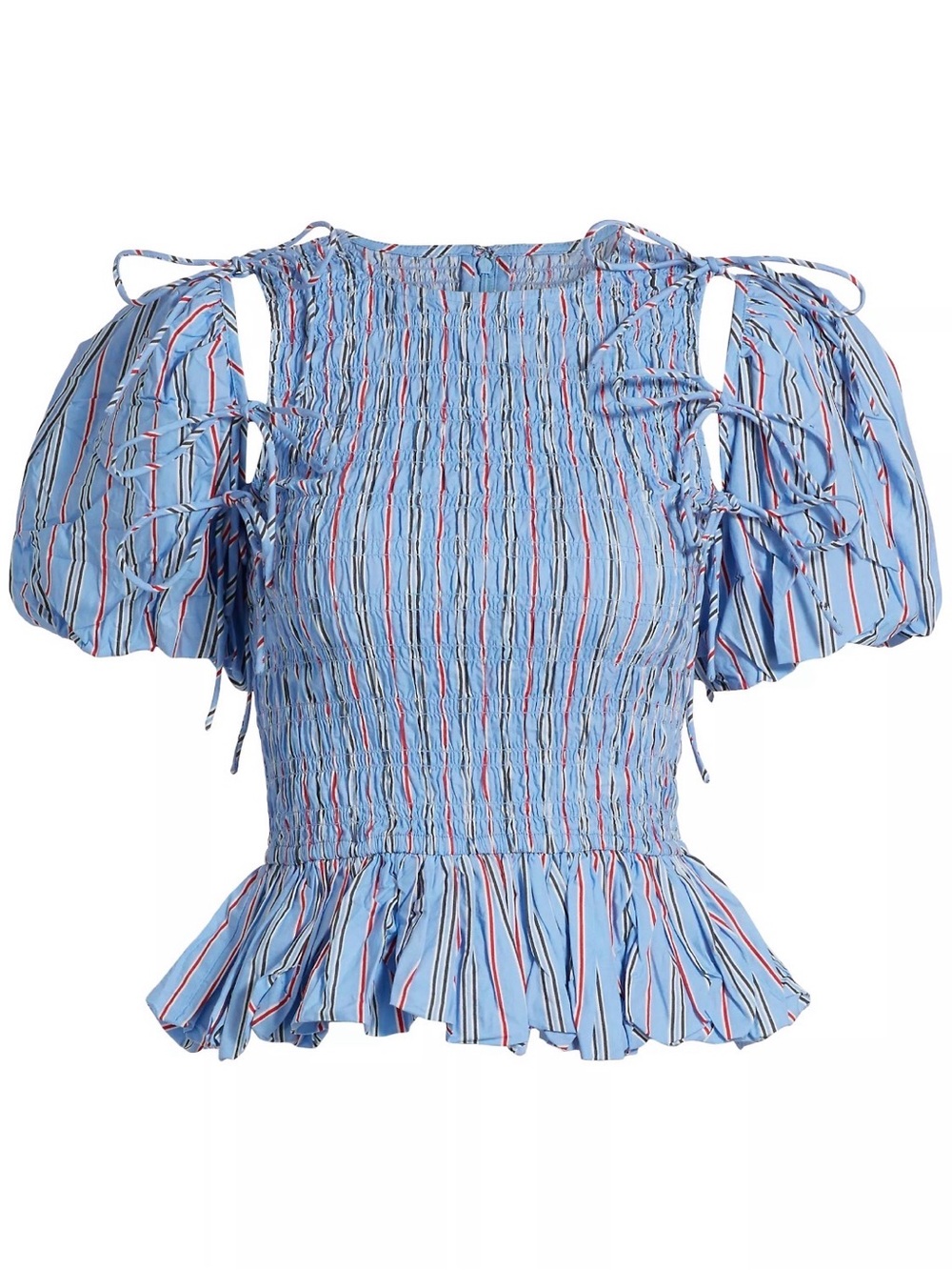 Damson Madder Becca Smoked Corron Blouse